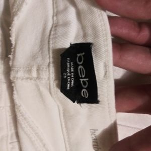bebe Shorts - White Bebe Shorts bebe Shorts - White Bebe Shorts